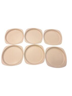 Vintage Stouffer's 808 Beige Plates/Trays Lot of 6